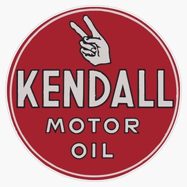 BZ Trading Kendall Vintage Motor Oil Sign Vinyl Decal Wall Laptop Bumper Sticker 5in(RDB-USA-STICKERS-10330)