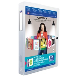 Elba Polyvision Document Box Polypropylene 40mm Capacity 240x320mm Clear Ref M994034-17