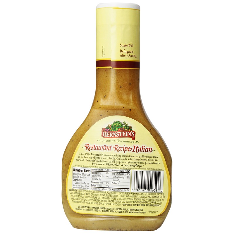 Bernstein's Dressing, Restaurant Recipe Italian, 14 oz