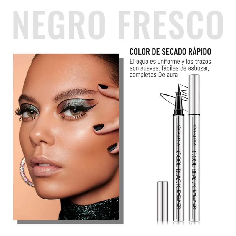 Delineador Líquido Negro Impermeable Precise Pen