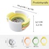 Egg Slicer, 3 in 1 Stainless Steel Egg Divider, Suitable
