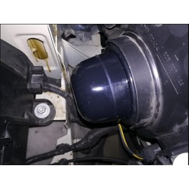 KIMISS 70 mm PVC Rubber Seal Dustproof Covers for LED Headlight Conversion Kit 2 Pieces Diameter 70 mm Bulbs Waterproof Car LED Headlight Seal Cover Cap Cap