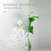 Startseite Long Shower Curtain - Flower Semi-Semi-Transarent Thin Shower Curtain