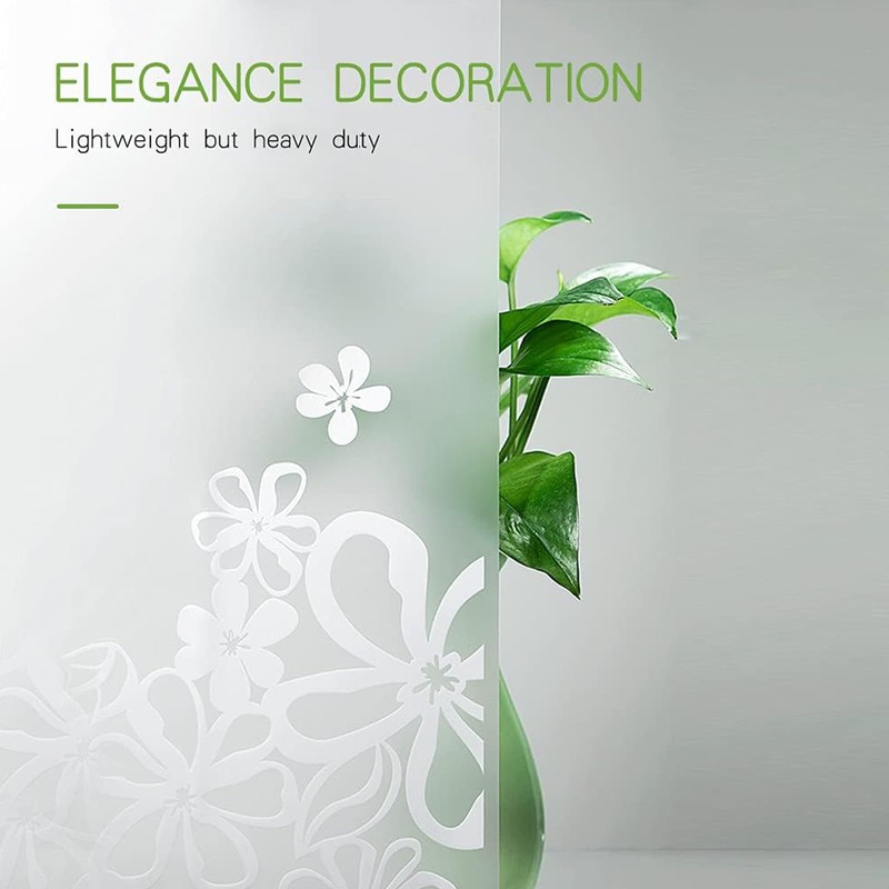 Startseite Long Shower Curtain - Flower Semi-Semi-Transarent Thin Shower Curtain