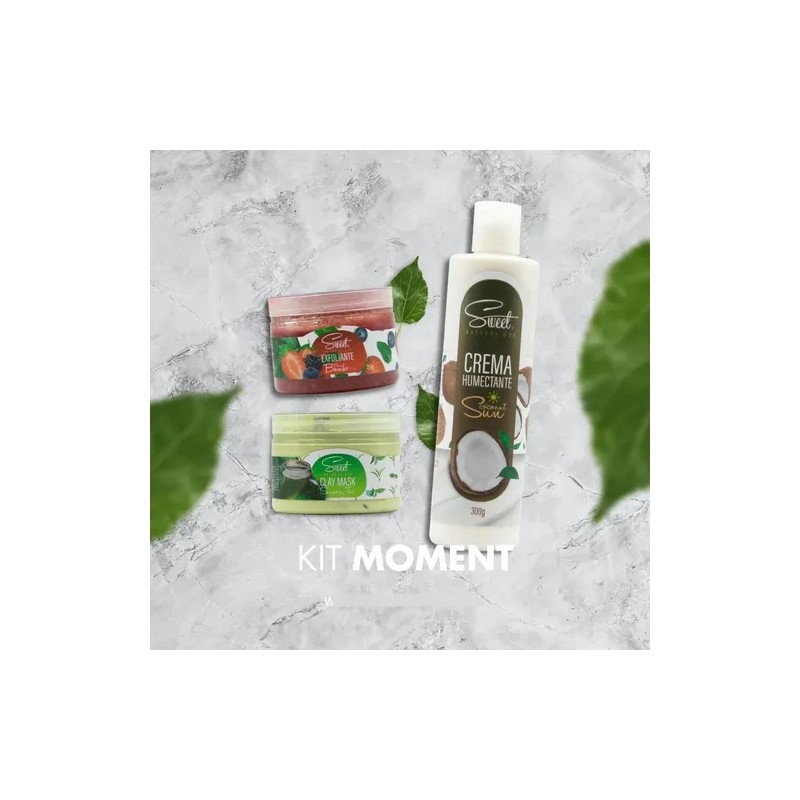 Kit Coco Belleza, Exfoliante, Mascarilla, Crema Humectante