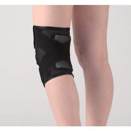 bonbone Knee Supporter, Thin, Cross Back of the Knee XG, Beige, XL (Above Knee 3.9 inches (10 cm), Circumference 15.7 - 23.6 inches (40 - 60 cm)~