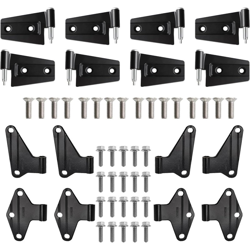 16PCS Body Door Hinge Sets Compatible with 2007-2018 Wrangl-er JK