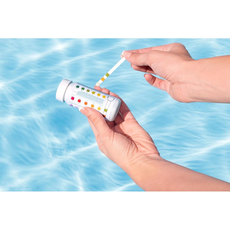 Bestway Flowclear Swimming Pool Test Kit, 6.5" Diameter, Easy Chemical