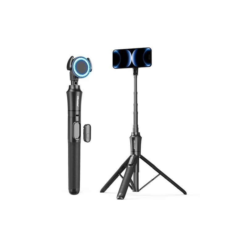 UBeesize 72'' Magnetic Tripod for iPhone with Remote, Extendable Cell