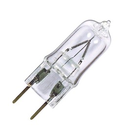 Satco S4610 20 Watt 180 Lumens T4 Halogen G8 Base 120 Volt Clear Light Bulb, Dimmable