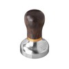 Scarlet Espresso Vittoria Tamper for Barista with Ergonomic Precious Wood