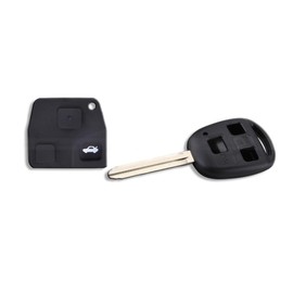Bowl Key Remote Case 3 Button for Car Toyota Corolla RAV4 Celica Prius