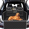 Plaid Pattern Car Trunk Pet Mat, Non-slip Waterproof Trunk Pet