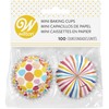 Mini Baking Cups-Dot Stripe 100/Pkg