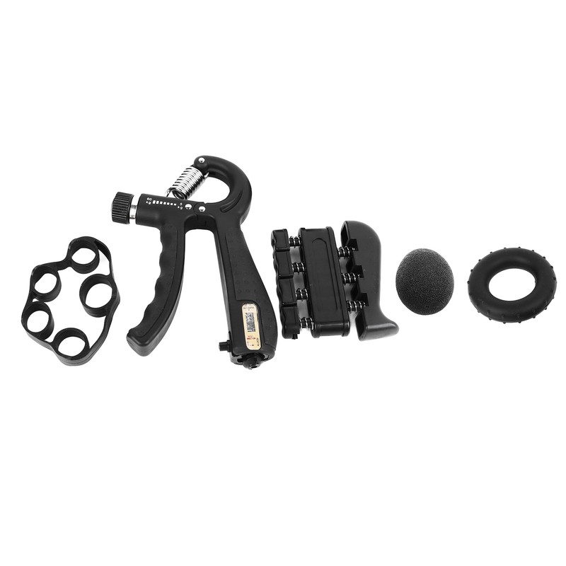5Pcs Grip Strengthener Trainer Kit Hand Exercise Ball Finger Trainer