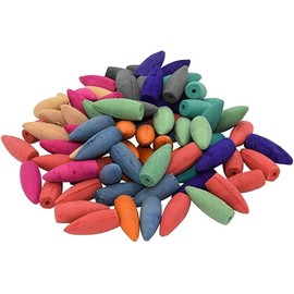 60 Pcs Mixed Natural Scents Mini Backflow Incense Cones for Patio Incense Deodorization Rituals, Home Decor Products
