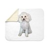 CafePress Poodle Min White Sherpa Fleece Throw Blanket 60" L