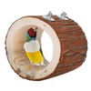 Bird Tree Hole Nest Small Pet Natural Wooden Toy Hideaway