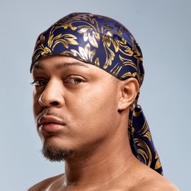 Red by Kiss Bow Wow X Lit Gold Silky Durag Power Wave Durag (Luxury)