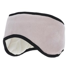 SAFIGLE Ear Warmer Headband, Blindfold Ear Muffs, 2 in 1 Sleeping Eye Mask and Earmuff, Soundproof Noise Cancelling Ear Cover Soundproof Earmuffs for Women 2 in 1 Ear Mask Grey