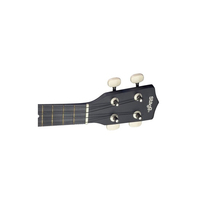 Stagg US-NIGHT Soprano Ukulele with Bag - Black