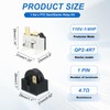 sourcing map PTC Refrigerator Starter Relay 4.7 Ohm 1 Pin