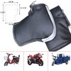 iSpchen Motorcycle Handlebar Gloves 1 Pair PU Leather Waterproof Handlebar