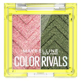 Maybelline Sombras de Ojos de larga duración, a prueba de agua, Color Rivals, Urban X Wild, 3g
