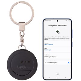 Callstel Smart-Tags Finder: Mini-Schlüssel- und Gegenstandfinder, komp. zur SmartThings-App, IP65 (Ortungstracker, Schlüsselsuchgerät)