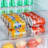 Puricon 2 Pack Standard Can Drink Dispenser Organizer for Refrigerator