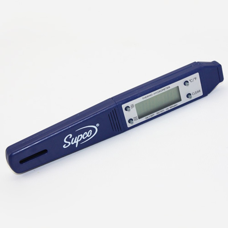 Supco THP2 Dual Display Thermo-Hygrometer Pen, -4 to 122 Degrees