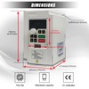 CNCTOPBAOS VFD Frequency Inverter 1.5KW 2HP,Single Phase to 3 Phase