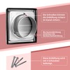 Stainless Steel Weather Protection Grille Ventilation Grille 100 mm 125
