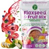 COLIBREECO, Flaxseed Ground and Fruit Blend, Red Berries, 1 Pound