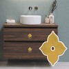 Hardware Philosophy Clover Brass Backplate Washers 1.7 Inches - Set