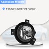 ROXX Fog Lights Assembly Fit for 2001 2002 2003 Ford