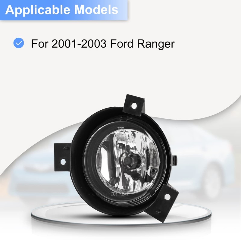 ROXX Fog Lights Assembly Fit for 2001 2002 2003 Ford
