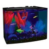 GloFish Crescent aquarium Kit 3 Gallons, Includes Hidden Blue LED