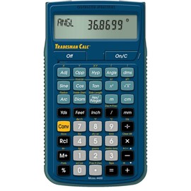 Calculated Industries 4400 TradesmanCalc Technical Trades Dimensional Trigonometry and Geometry Math and Conversion Calculator Tool for Tech Students, Welders, Metal Fabricators, Engineers, Draftsmen Small