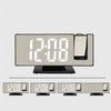 Projection Alarm Clock Large Screen ABS Mirror Surface LED Based