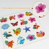 256PCS Hawaiian Glitter Hibiscus Flower Tattoos – Summer Tropical Luau