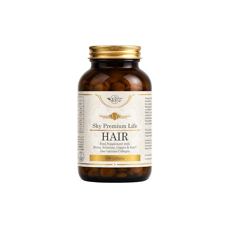 Sky Premium Life Hair Supplement with Biotin, Zinc & Selenium