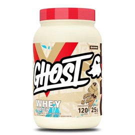 Ghost 100% Proteína de suero en polvo 2 lb, Coffee Ice Cream, 907 gramos (2 libras)
