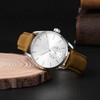 ANNEFIT Retro Leather Watch Strap, Quick Release Genuine Leather Strap,