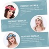 BIUDECO Delicate Simulation Flower Garland Bridal Headpiece Hairband Wedding Accessory