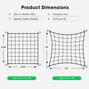 VIVOSUN 4 x 4Ft. Elastic Trellis Netting with 4 Hooks
