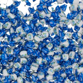 Delicate Mint Drops 5 Pounds Fresh Minty Flavor Individually Wrapped Hard Candy in a Resealable King of Sweets Bag