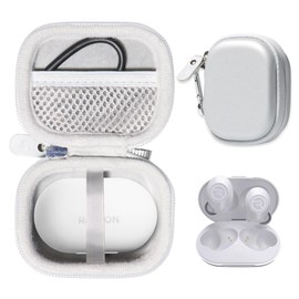 CaseSack Case for Raycon The Everyday Bluetooth Wireless Earbuds (Matte White)