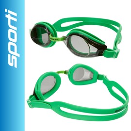 Sporti Antifog Plus Goggle - Smoke Lens Kelly Green Frame