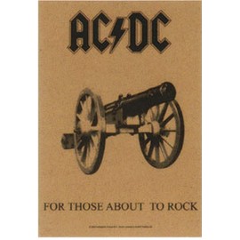 Bioworld Merchandising - AC/DC Fabric Poster For Those About To Rock 40" x 30"